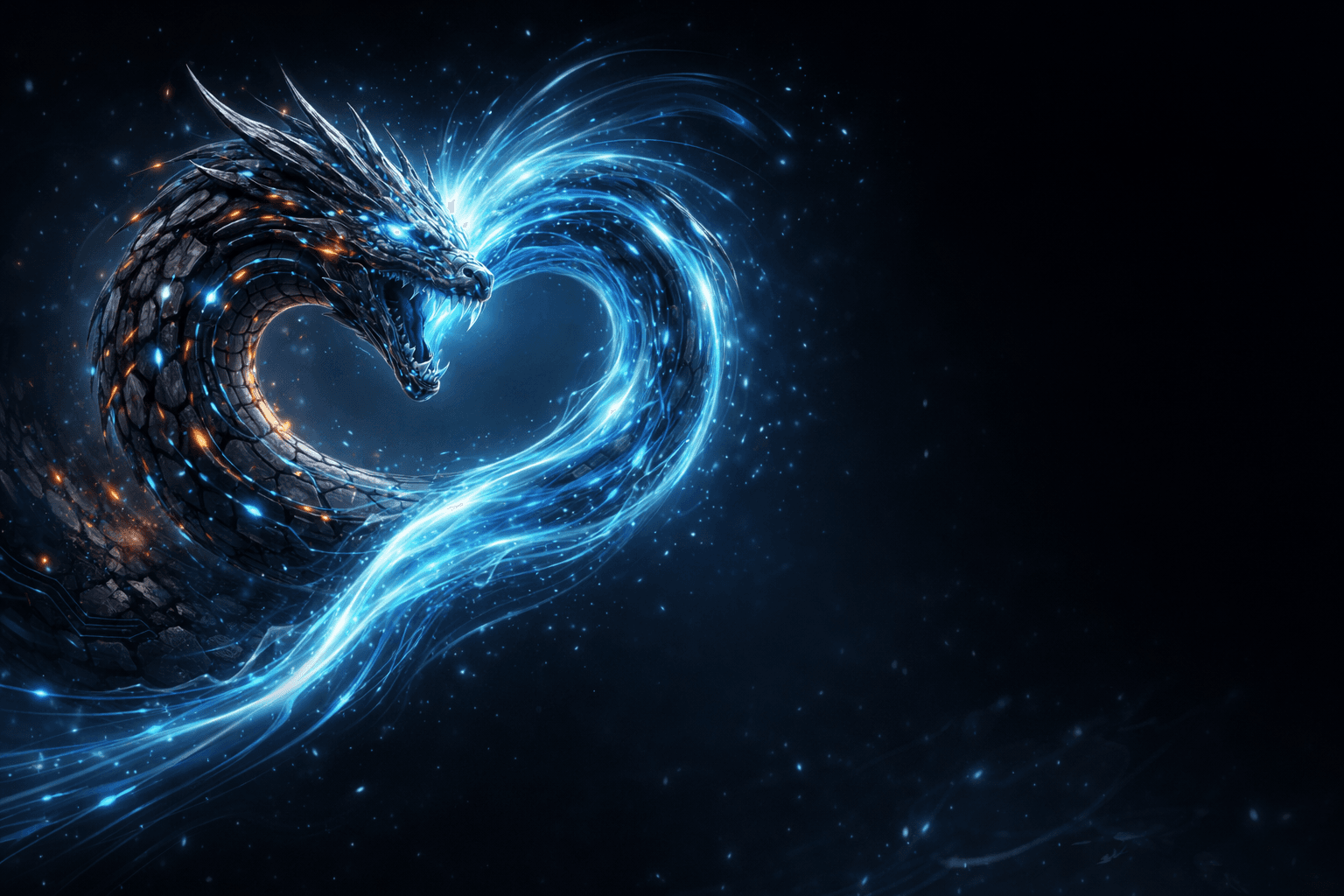 Vilu digital representando origen de tierra y agua